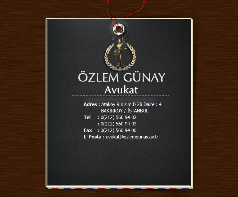 Avukat Özlem Günay